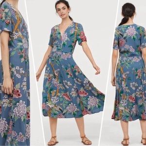 GP & J Baker x H&M floral print wrap dress